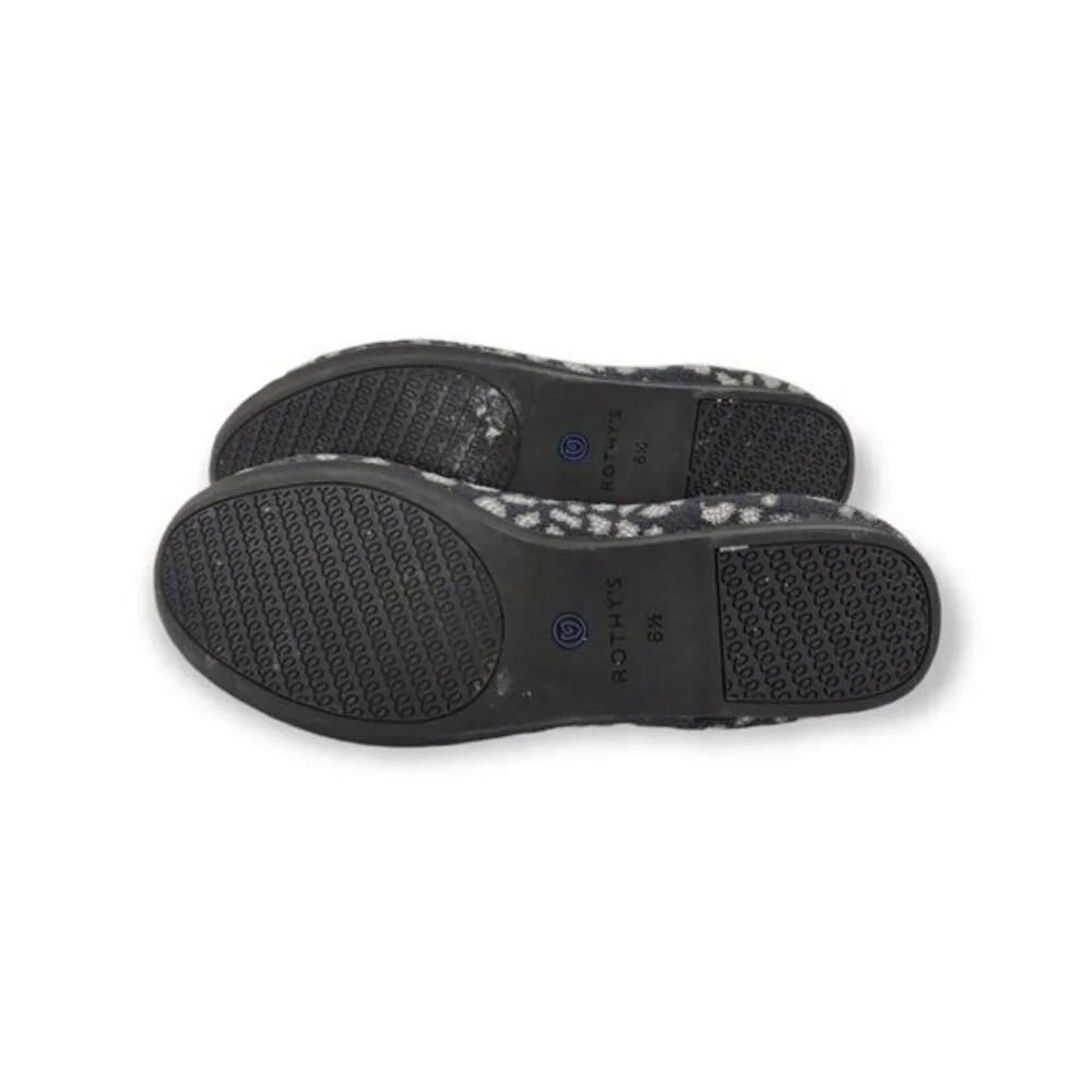 Rothy's Charcoal Kitten Flat Ballet Shoes Womens 6.5 Rare Discontinued‎
